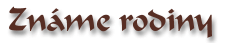 Zn�me rodiny
